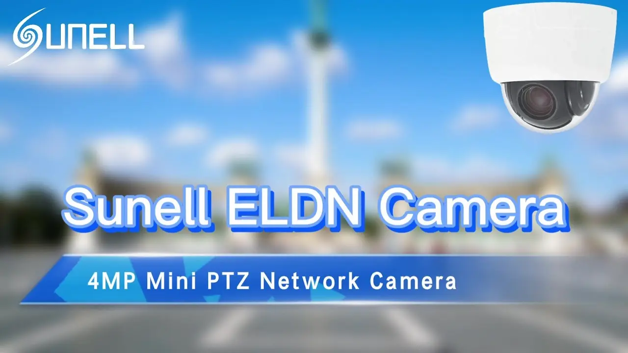 Sunell 4MPミニPTZネットワークカメラ