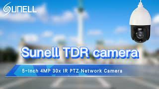 Sunell 5インチ4MP 30x IR PTZネットワークカメラ