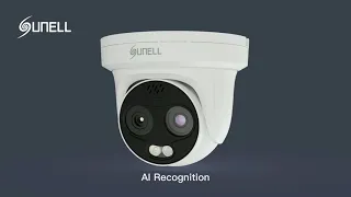 Sunell Bi-spectrumネットワークのタレットカメラ